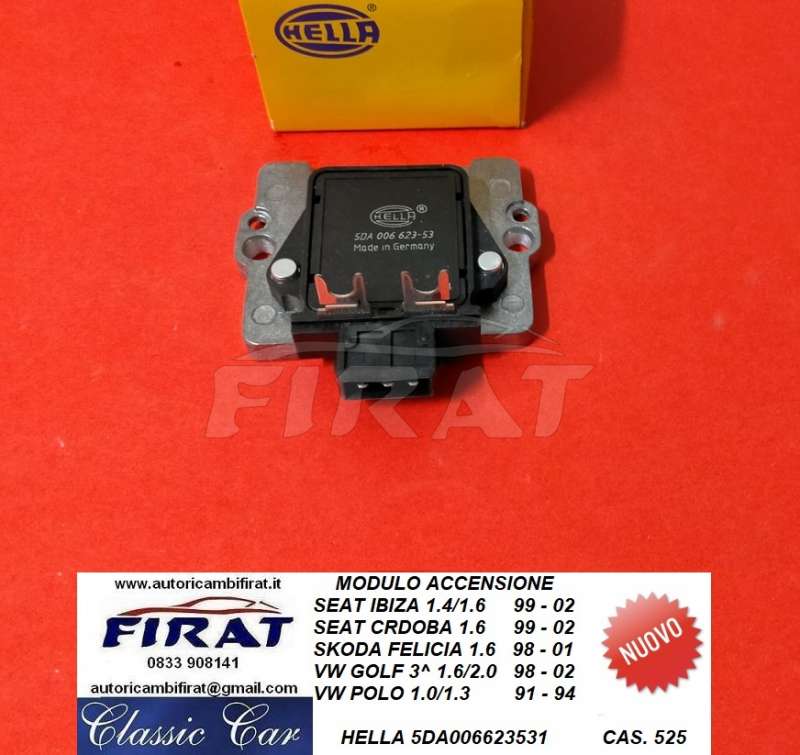 MODULO ACCENSIONE VW GOLF 3-POLO-IBIZA-CORDOBA (HELLA)